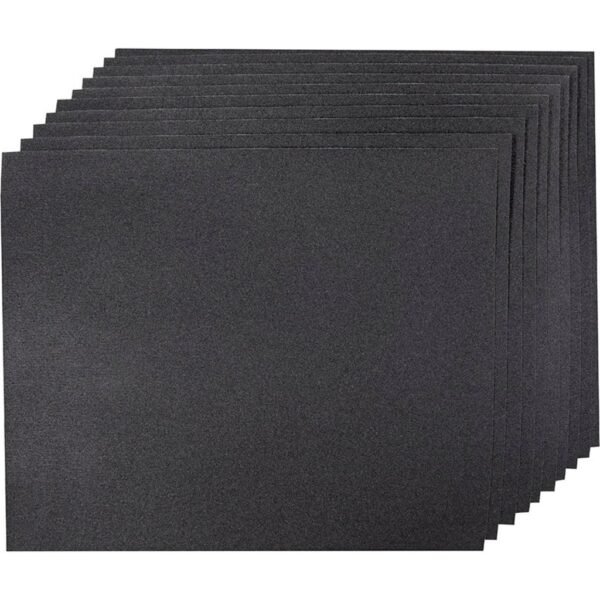 Wet & Dry Sandpaper 10-piece Set, grain size 1200