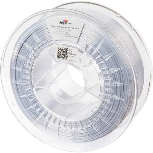 [MOQ: 10KG] SILK PLA Aluminium Silver, 1.75 mm (1.000 g)