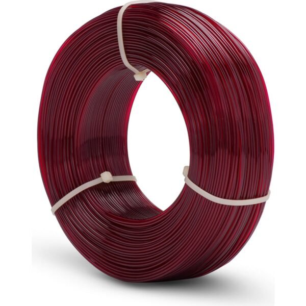 [MOQ: 10KG] Refill Easy PET-G Burgundy Transparent, 1.75 mm (850 g)