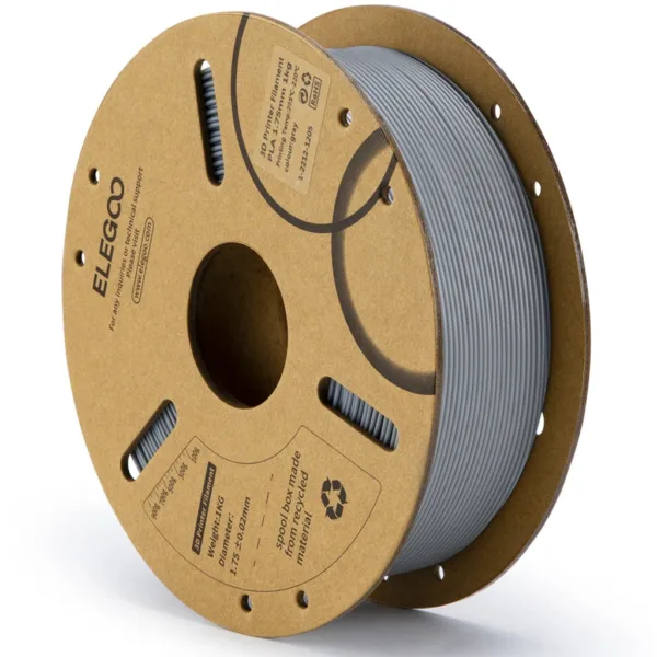 [MOQ: 10KG] PLA Grey, 1.75mm / 1000g