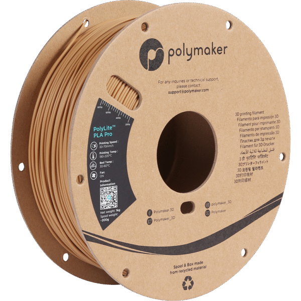 [MOQ: 10KG] PolyLite PLA PRO Army Beige, 1.75mm (1.000 g)