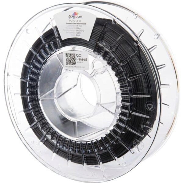 [MOQ: 10KG] PCTG CF10 Black, 1.75mm / 500g