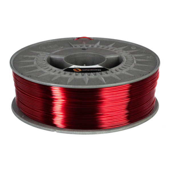 [MOQ: 10KG] PETG Red Hood Transparent, 1.75 mm (1.000 g)