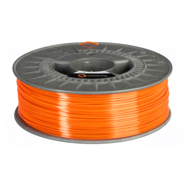 [MOQ: 10KG] PETG Neon Orange Transparent, 1.75 mm (1.000 g)