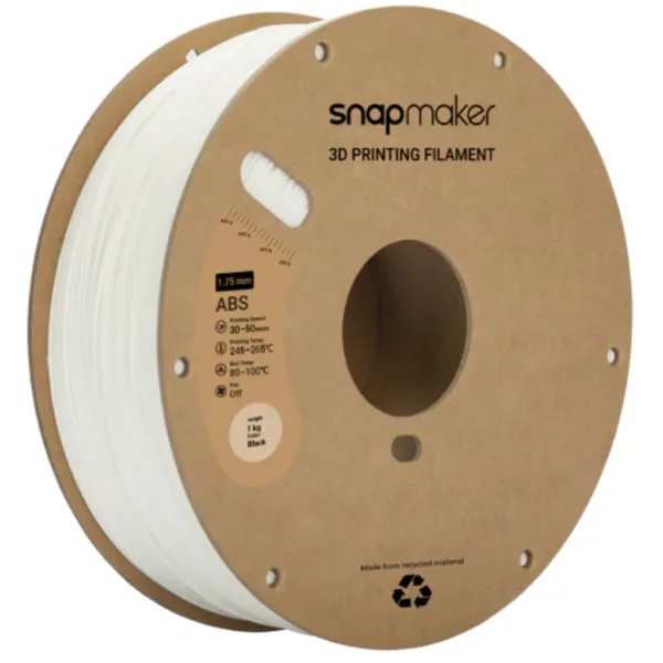 [MOQ: 10KG] ABS White, 1.75 mm / 1000 g