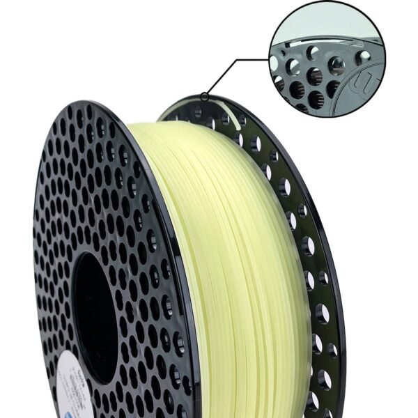 [MOQ: 10KG] PLA Glow White, 1.75mm (1 kg)