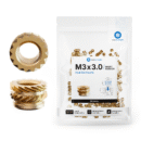 Threaded Inserts M3 Short, M3 x 3.0 (100 pcs)