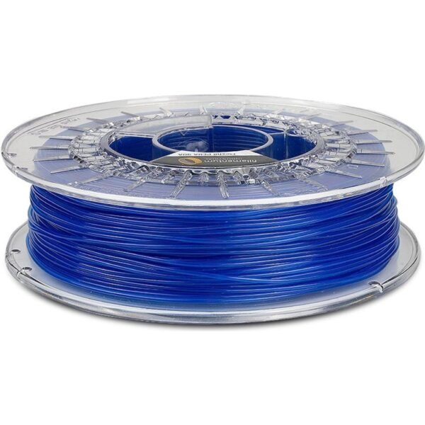 [MOQ: 10KG] Flexfill PEBA 90A Blue Transparent, 1.75 mm (500 g)