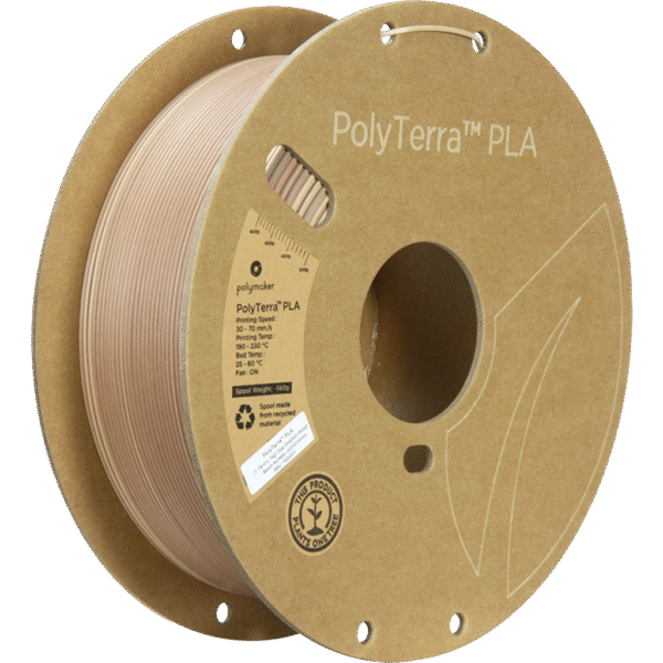 [MOQ: 10KG] PolyTerra Dual Gradient PLA Wood, 1,75 mm / 1000 g