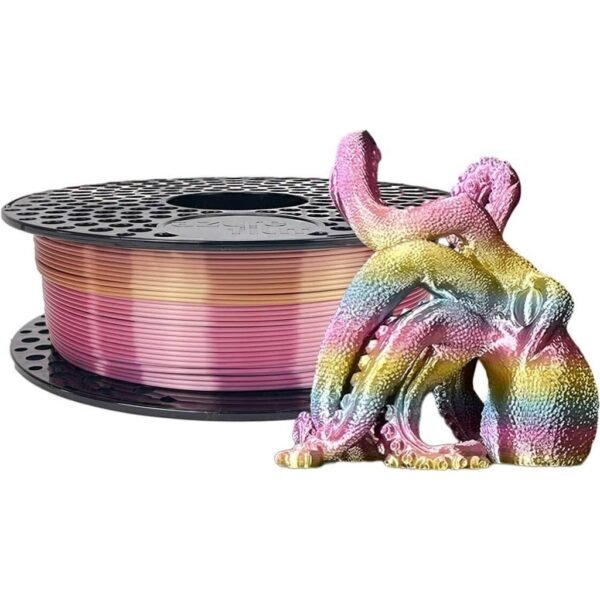 [MOQ: 10KG] PLA Silk Rainbow Tropicana, 1,75 mm / 1000 g