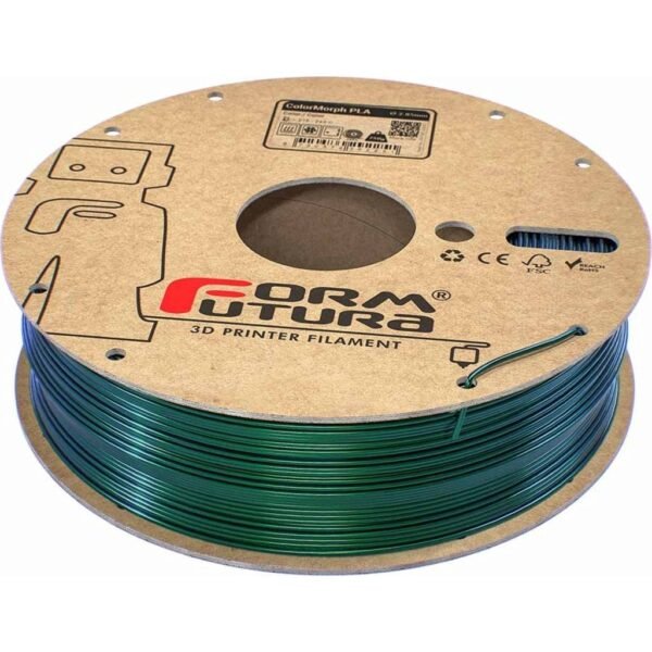 [MOQ: 10KG] High Gloss PLA ColorMorph Blue & Green, 1.75 mm / 750 g