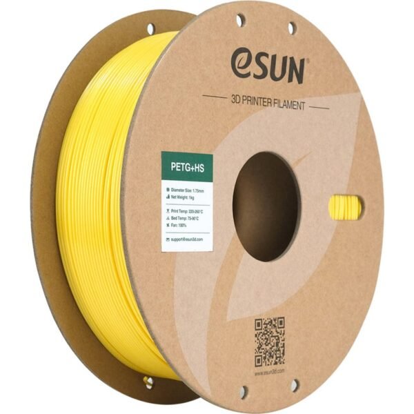 [MOQ: 10KG] PETG+HS Yellow, 1.75 mm / 1000 g