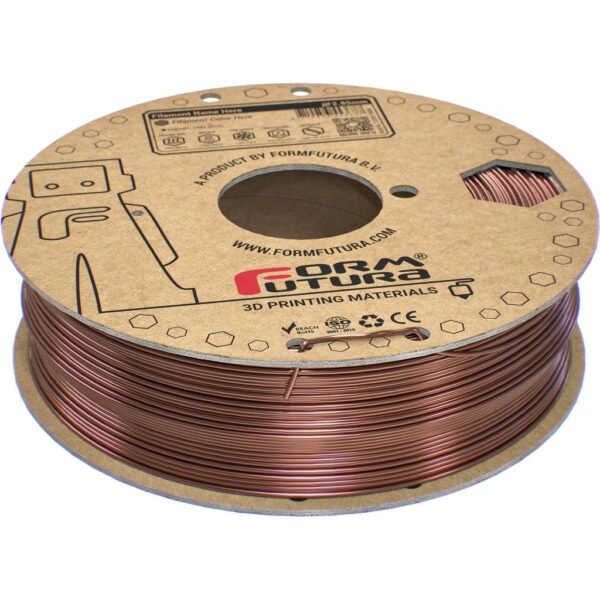 [MOQ: 10KG] High Gloss PLA copper, 1.75 mm / 750 g