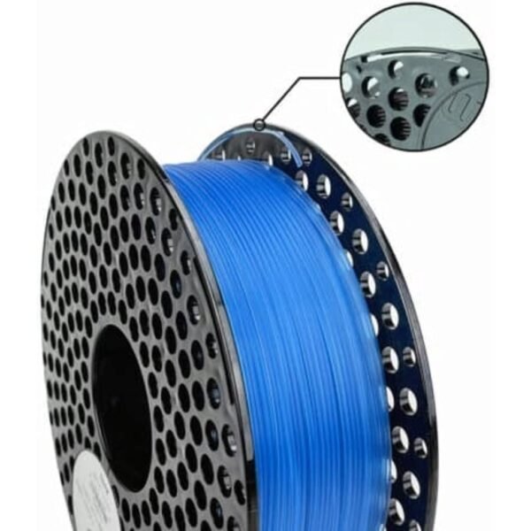 [MOQ: 10KG] PLA Blue Transparent, 1,75 mm / 1000 g