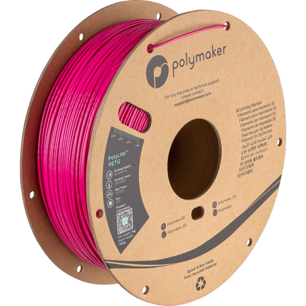 [MOQ: 10KG] PolyLite PETG Magenta, 1,75 mm / 1000 g