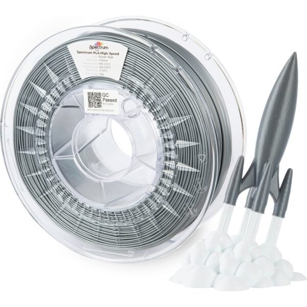 [MOQ: 10KG] Premium PLA High Speed Silver Star, 1,75 mm / 1000 g