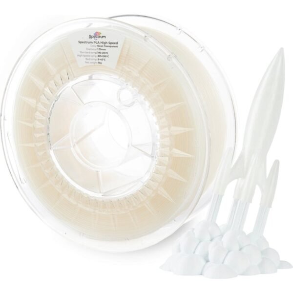 [MOQ: 10KG] Premium PLA High Speed Neon Transparent UV, 1,75 mm / 1000 g