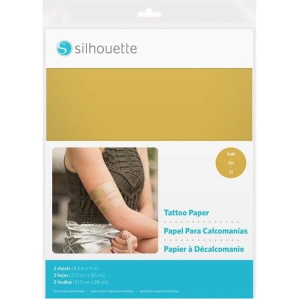 Temporary Tattoo Paper, Gold