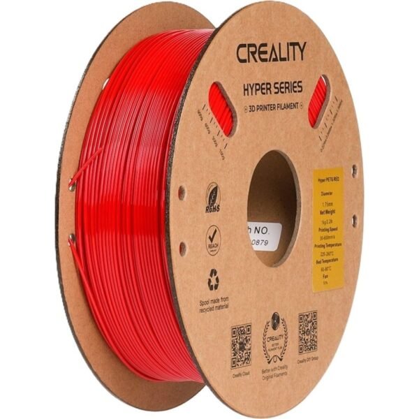 [MOQ: 10KG] Hyper PETG Red, 1.75 mm / 1000 g