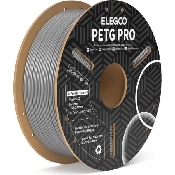 [MOQ: 10KG] PETG PRO Sliver, 1.75 mm / 1000 g