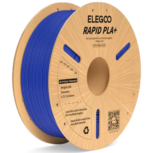 [MOQ: 10KG] Rapid PLA+ Blue, 1.75 mm / 1000 g