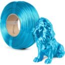 [MOQ: 10KG] ReFill PLA Silk Candy Blue, 1.75 mm / 1000 g