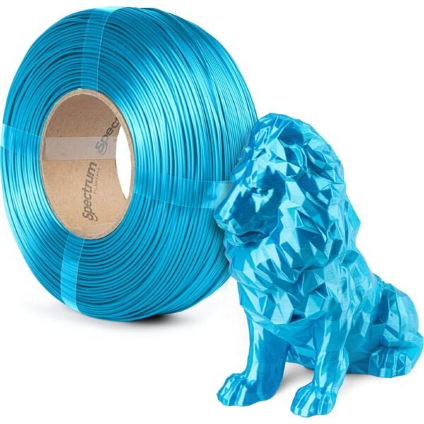 [MOQ: 10KG] ReFill PLA Silk Candy Blue, 1.75 mm / 1000 g
