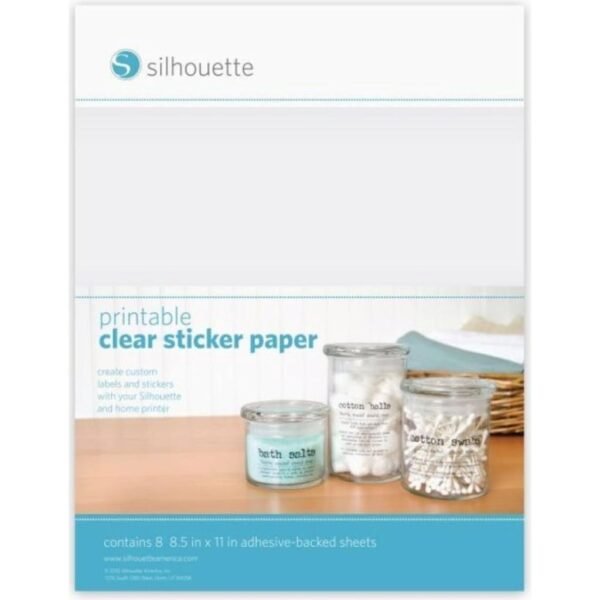 Printable Sticker Paper, Clear