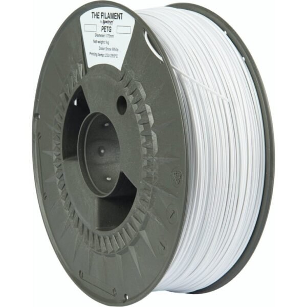 [MOQ: 10KG] PETG Snow White, 1.75 mm / 1000 g
