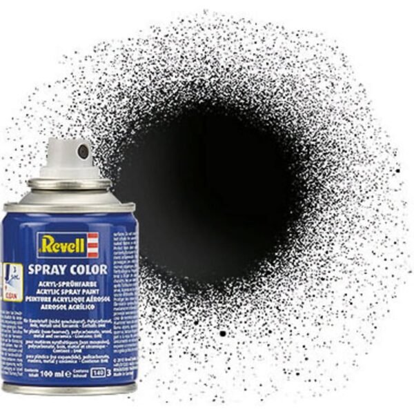 Aerosol Paint - Black Gloss, 100 ml