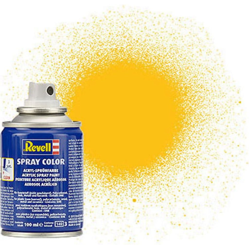 Aerosol Paint - Yellow Matte, 100 ml