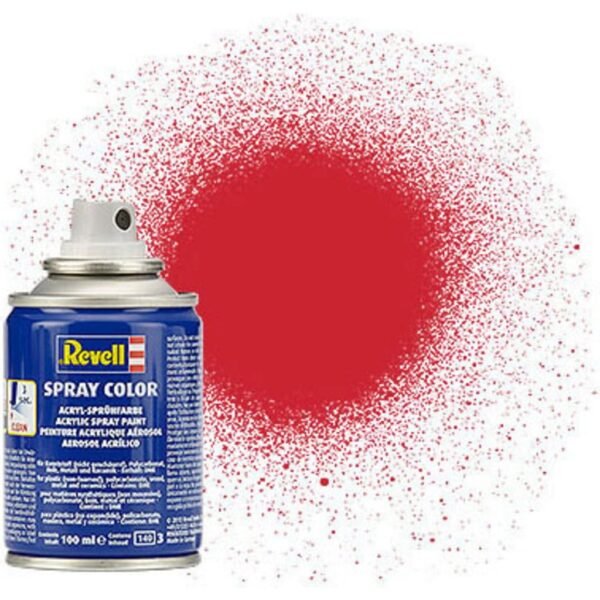Aerosol Paint - Flame Red Semi-Gloss, 100 ml