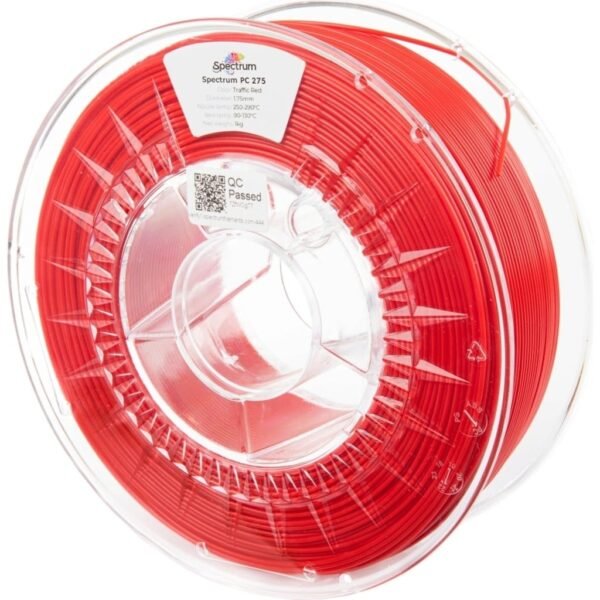 [MOQ: 10KG] PC 275 Traffic Red, 1.75 mm / 1000 g