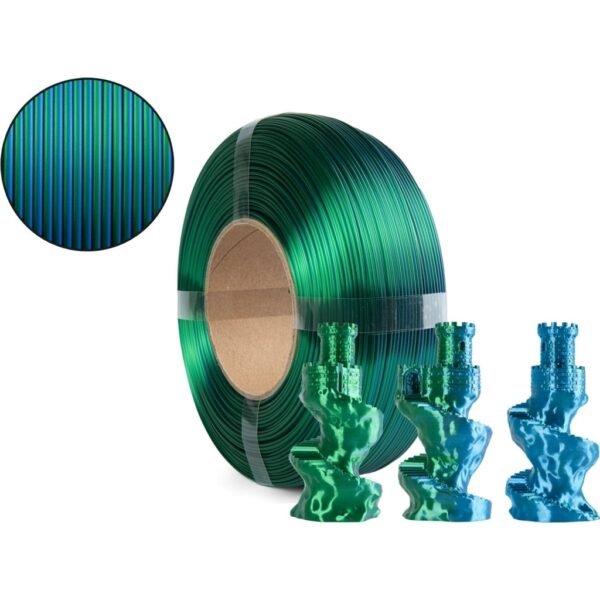 [MOQ: 10KG] ReFill PLA Magic Silk Lagoon Breeze, 1,75 mm / 1000 g