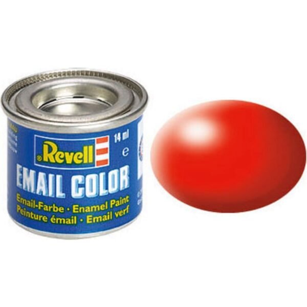 Enamel Color - Bright Red, Silk, 14 ml