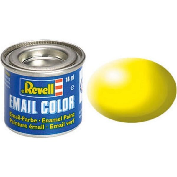 Enamel Color - Bright Yellow, Silk, 14 ml