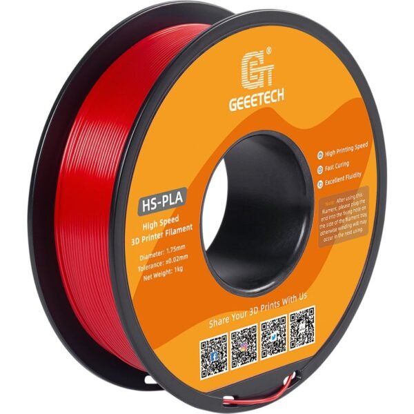 [MOQ: 10KG] HS-PLA Red, 1.75 mm / 1000 g
