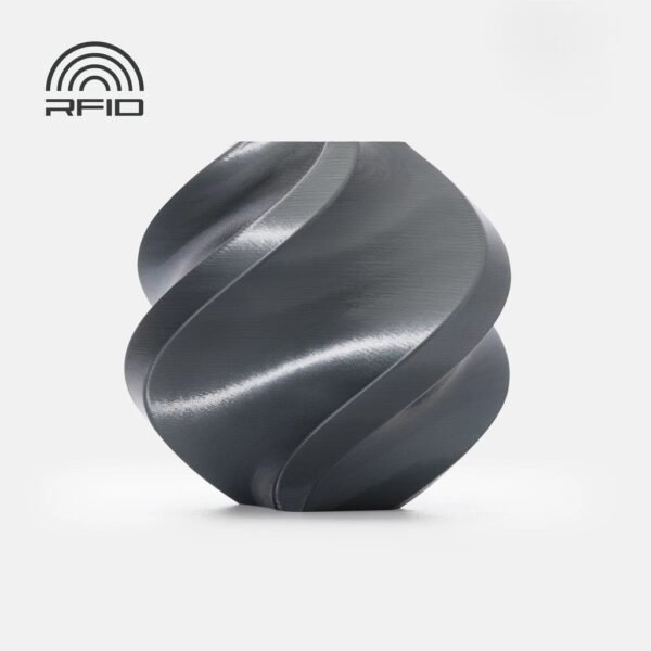 [MOQ: 10KG] PLA Silk+ Titan Grey, Spool (1.000 g)