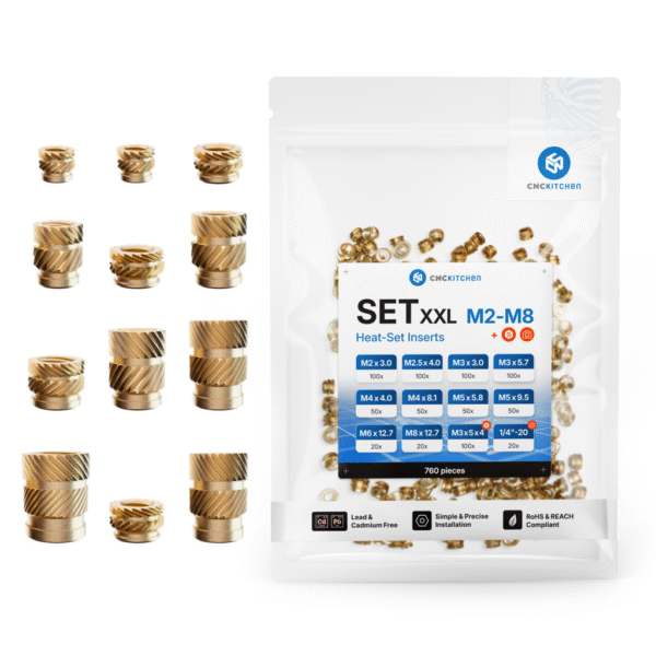 Threaded Insert Set XXL