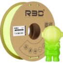 [MOQ: 10KG] PLA UV Colour Change Yellow to Green, 1.75mm / 1000g