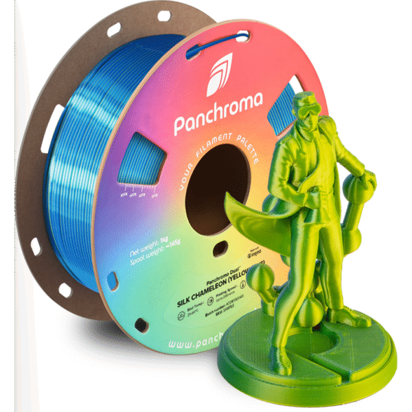[MOQ: 10KG] Panchroma? PLA Dual Silk Chameleon (Yellow-Blue), 1,75 mm / 1000 g