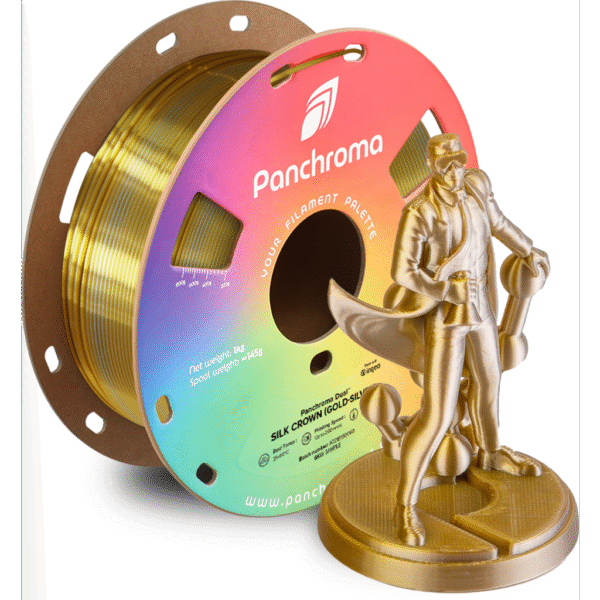 [MOQ: 10KG] Panchroma? PLA Dual Silk Crown (Gold-Silver), 1,75 mm / 1000 g