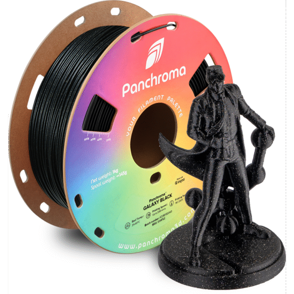 [MOQ: 10KG] Panchroma? PLA Galaxy Black, 1,75 mm / 1000 g
