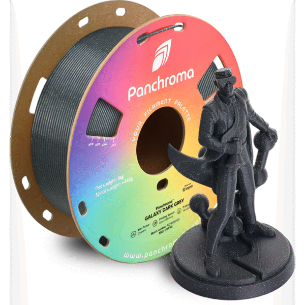 [MOQ: 10KG] Panchroma? PLA Galaxy Dark Grey, 1,75 mm / 1000 g
