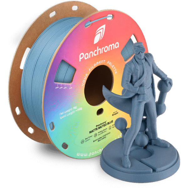 [MOQ: 10KG] Panchroma? PLA Matte Muted Blue, 1,75 mm / 1000 g