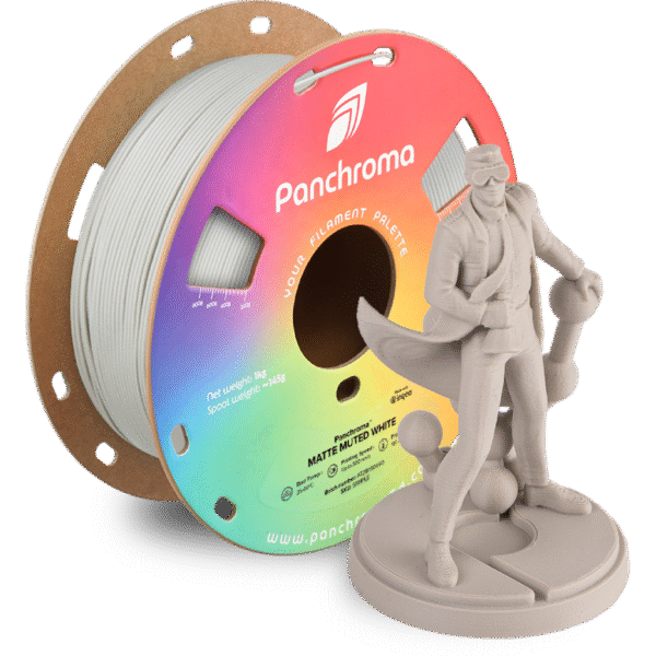 [MOQ: 10KG] Panchroma? PLA Matte Muted White, 1,75 mm / 1000 g