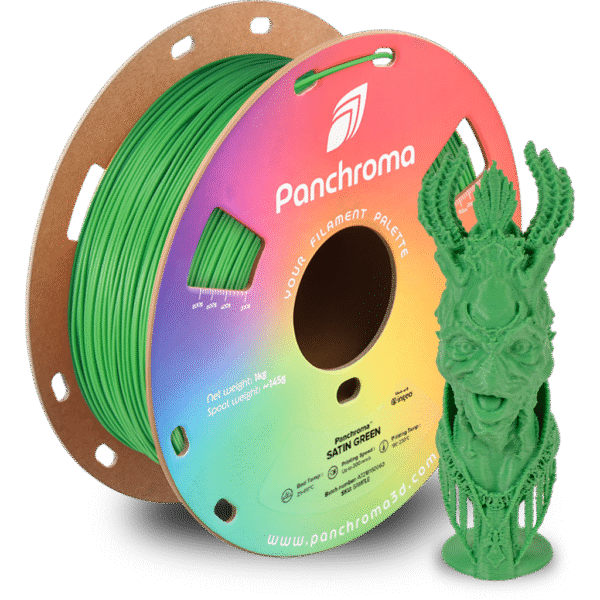 [MOQ: 10KG] Panchroma? PLA Satin Green, 1,75 mm / 1000 g