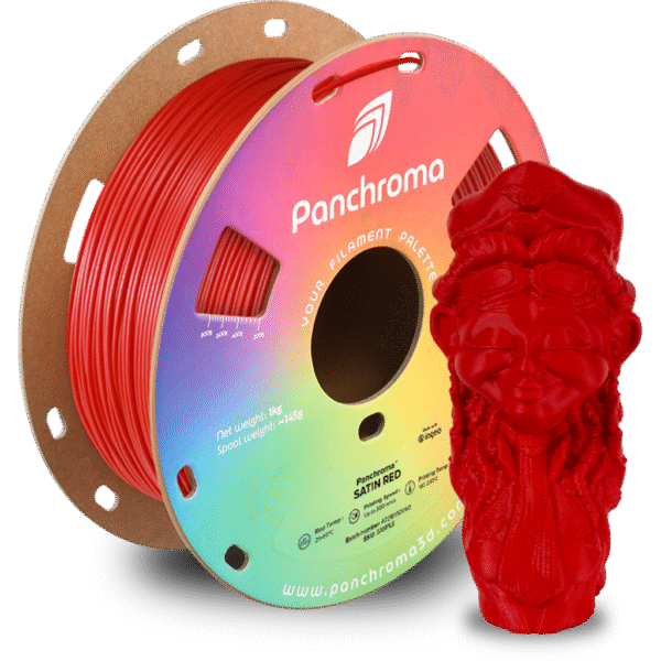 [MOQ: 10KG] Panchroma? PLA Satin Red, 1,75 mm / 1000 g