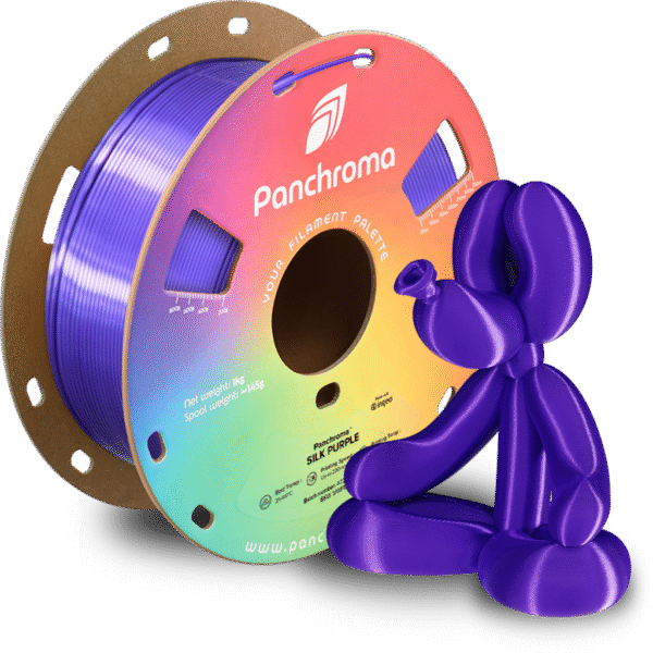 [MOQ: 10KG] Panchroma? PLA Silk Purple, 1,75 mm / 1000 g