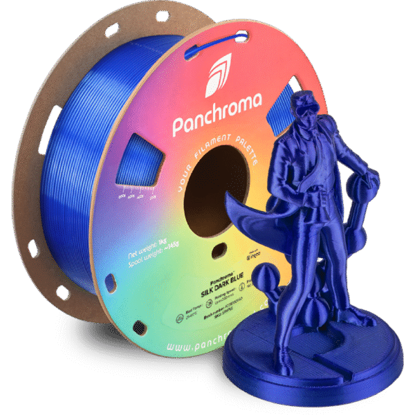 [MOQ: 10KG] Panchroma? PLA Silk Dark Blue, 1,75 mm / 1000 g